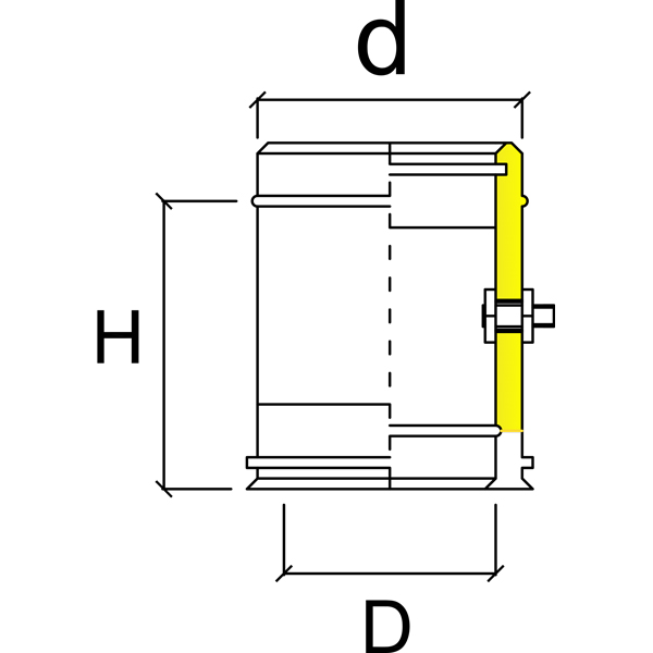 Труба для газоанализатора утепленная (Артикул 2ТГ)